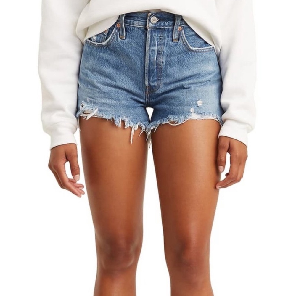 Levi's Blue Denim Women's Shorts